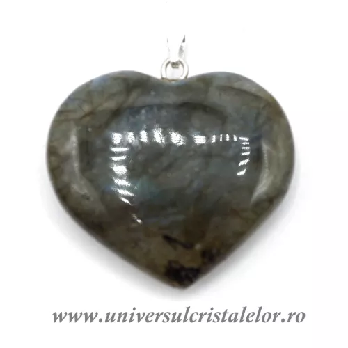 Pandantiv labradorit inima unicat m4
