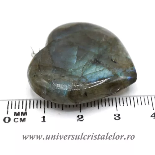 Pandantiv labradorit inima unicat m4