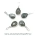 Pandantiv labradorit lacrima fatetat - 9/13mm