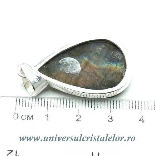 Pandantiv labradorit lacrima unicat u2 Pandantiv labradorit lacrima unicat u2