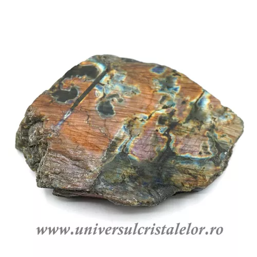 Labradorit slefuit pe o parte unicat m12