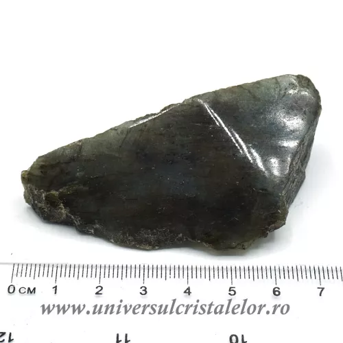 Labradorit slefuit pe o parte unicat m1 Labradorit slefuit pe o parte unicat m1