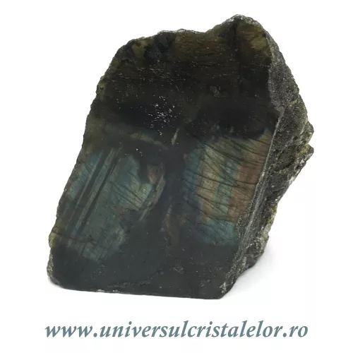 Labradorit slefuit pe o parte unicat m6 Labradorit slefuit pe o parte unicat m6