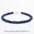 Bratara lapis lazuli cub fatetat - 4,3mm