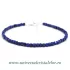 Bratara lapis lazuli cub fatetat - 3mm