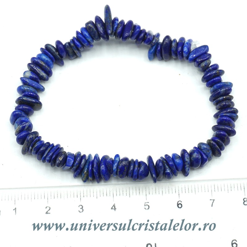 Bratara lapis lazuli chipsuri