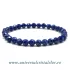 Bratara lapis lazuli rotund fatetat - 6.5 mm