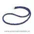 Colier lapis lazuli rotund fatetat - 4,7 mm
