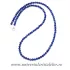 Colier lapis lazuli rotund fatetat - 3.8 mm