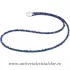 Colier lapis lazuli rotund fatetat - 2 mm