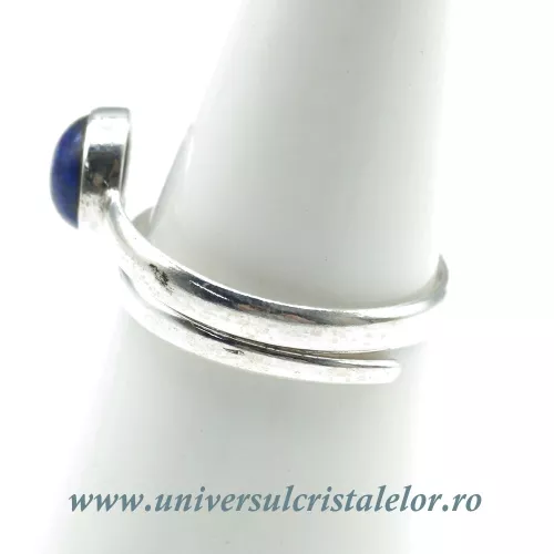 Inel lapis lazuli rotund reglabil Inel lapis lazuli rotund reglabil