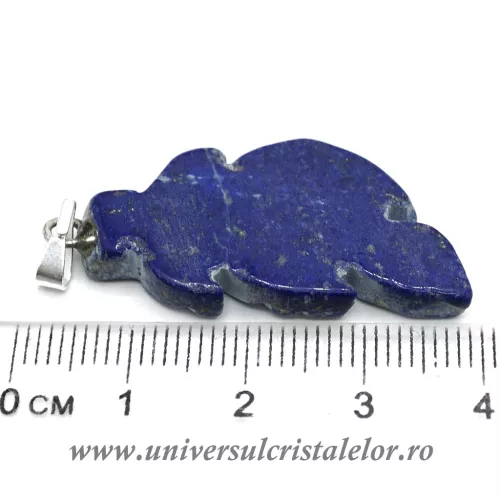 Pandantiv lapis lazuli frunza