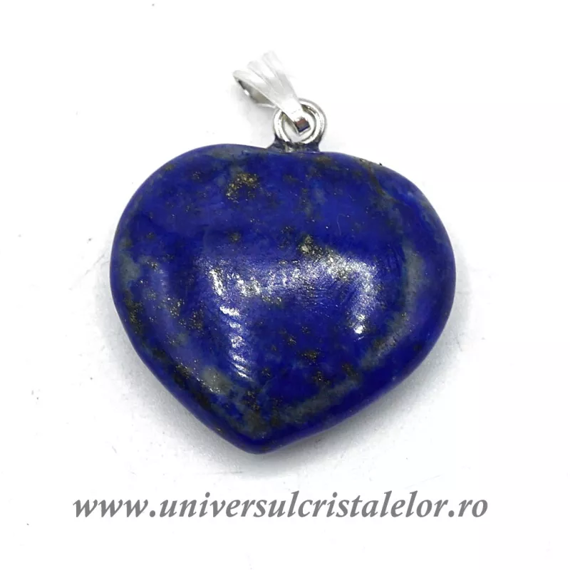 Pandantiv lapis lazuli inima