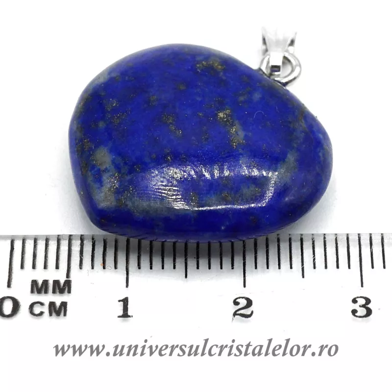 Pandantiv lapis lazuli inima