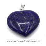 Pandantiv lapis lazuli inima