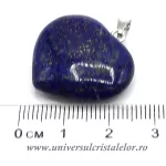 Pandantiv lapis lazuli inima