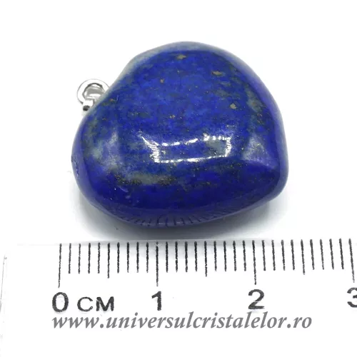 Pandantiv lapis lazuli inima