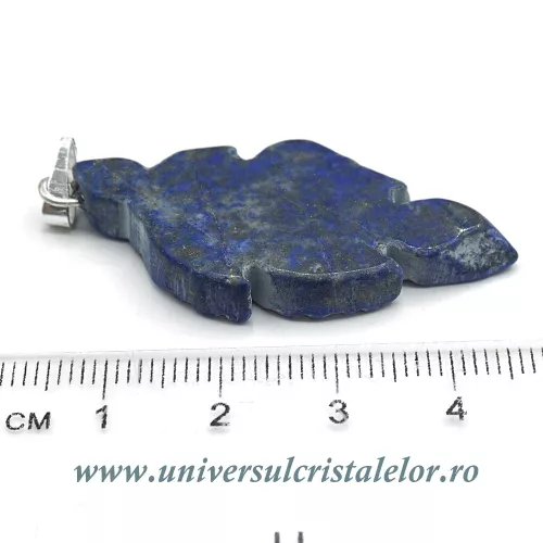 Pandantiv lapis lazuli frunza