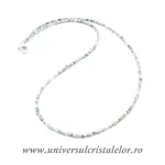 Colier larimar rotund fatetat - 2.2 mm