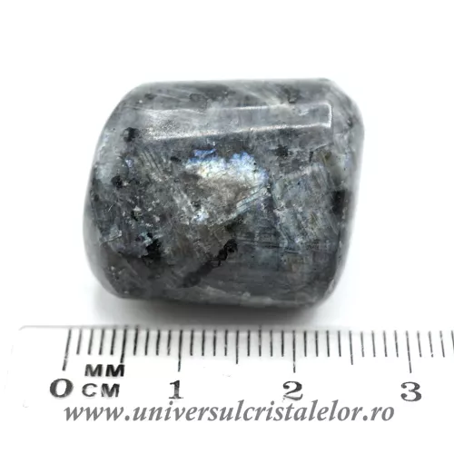 Larvikit - piatra rulata unicat m6