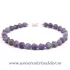 Bratara lepidolit fatetat - 5 mm