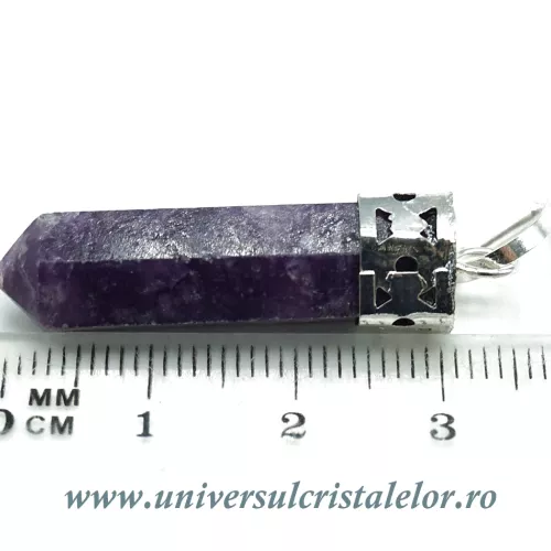 Pandantiv lepidolit varf