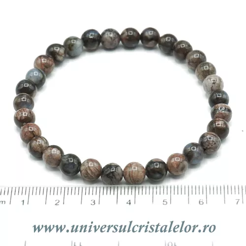 Bratara llanit (Que sera) rotund - 6 mm Bratara llanit (Que sera) rotund - 6 mm