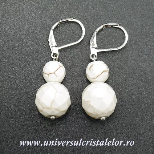 Cercei magnezit rotund fatetat-10mm m03 Cercei magnezit rotund fatetat-10mm m03