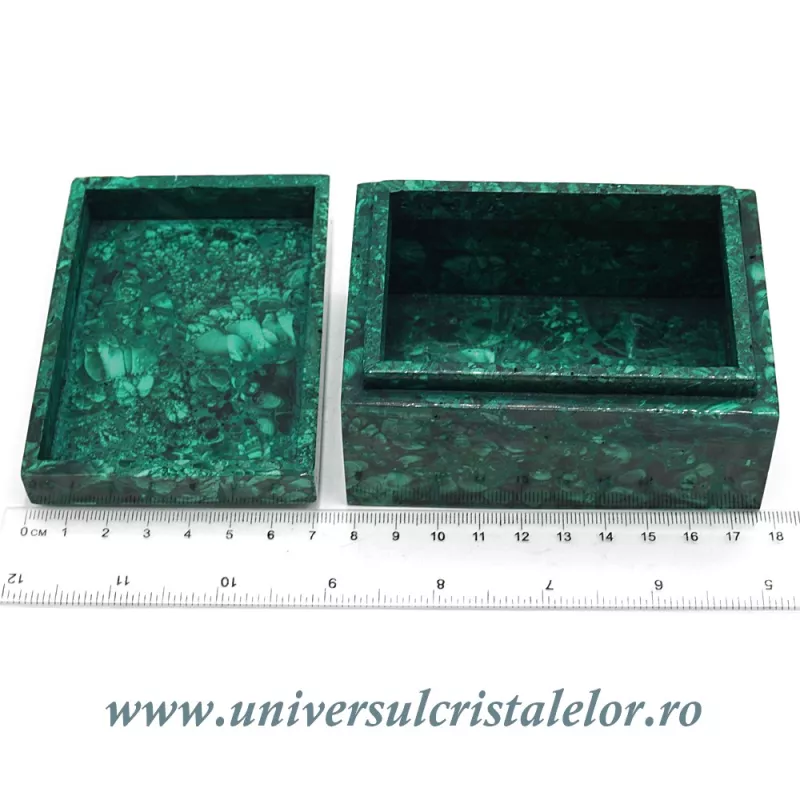 Caseta bijuterii malachit Caseta bijuterii malachit