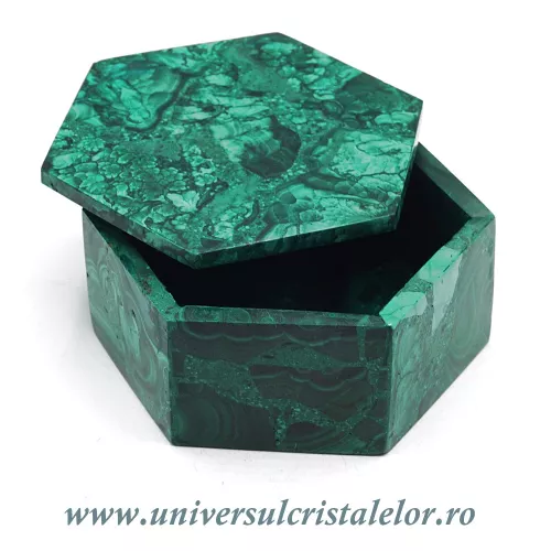 Caseta bijuterii malachit Caseta bijuterii malachit