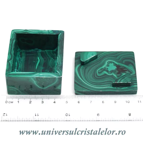 Caseta bijuterii malachit Caseta bijuterii malachit