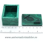 Caseta bijuterii malachit Caseta bijuterii malachit
