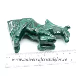 Figurina malachit cal Figurina malachit cal