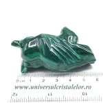 Figurina malachit bufnita Figurina malachit bufnita