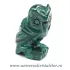 Figurina malachit bufnita