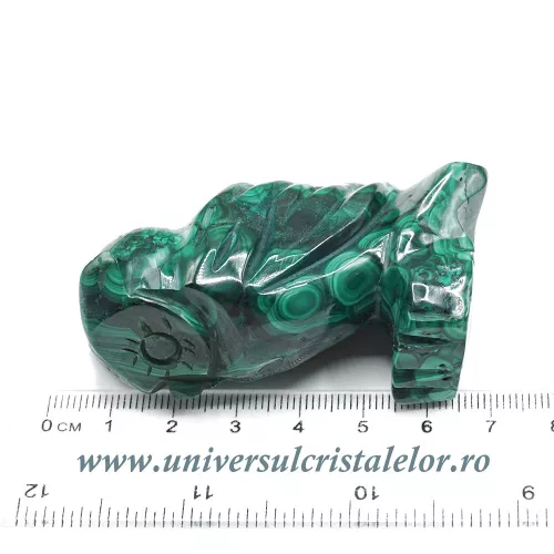 Figurina malachit bufnita Figurina malachit bufnita