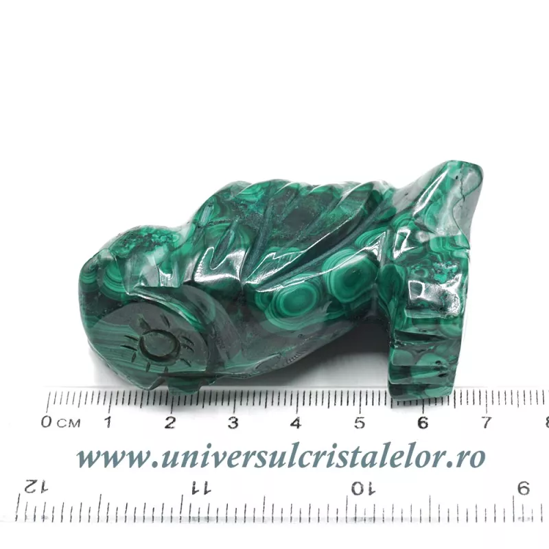 Figurina malachit bufnita Figurina malachit bufnita