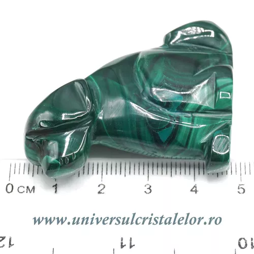 Figurina malachit caine Figurina malachit caine