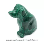 Figurina malachit caine