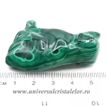 Figurina malachit caine