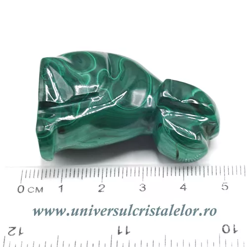 Figurina malachit caine Figurina malachit caine