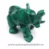 Figurina malachit elefant