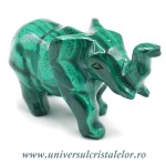 Figurina malachit elefant