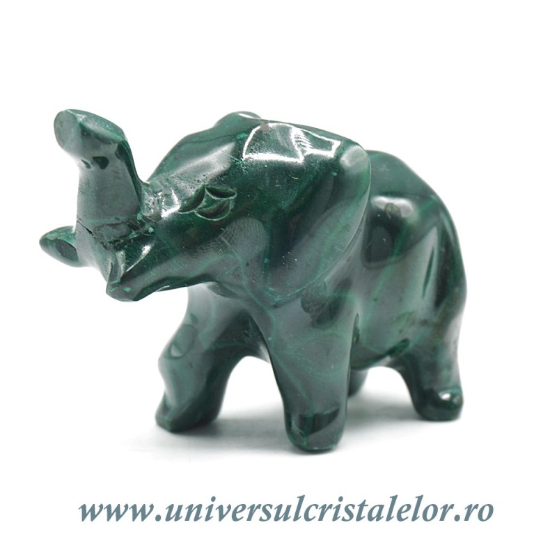 Figurina malachit elefant