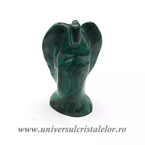 Figurina malachit inger unicat m1 Figurina malachit inger unicat m1