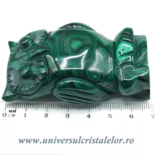 Figurina malachit bufnita Figurina malachit bufnita