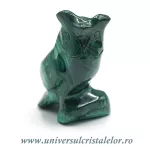 Figurina malachit bufnita