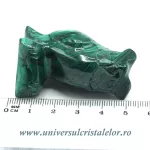 Figurina malachit bufnita