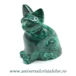 Figurina malachit pisica Figurina malachit pisica