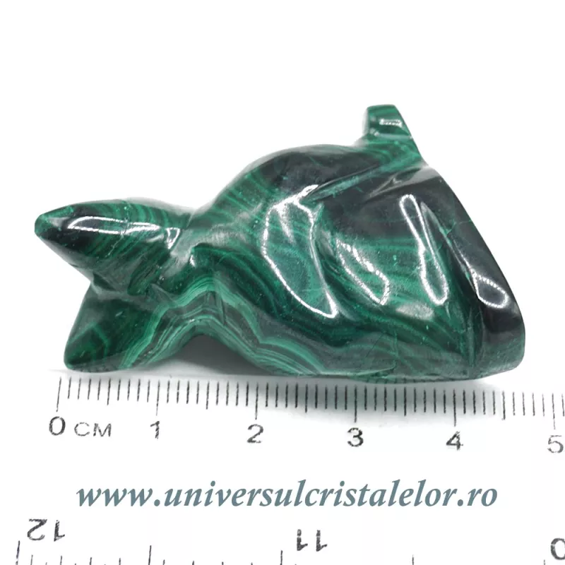 Figurina malachit pisica Figurina malachit pisica